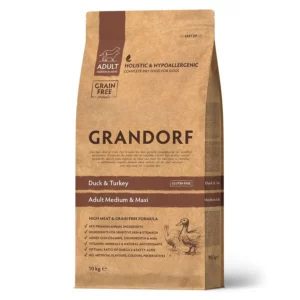 Корм Grandorf для собак. Утка или кролик?